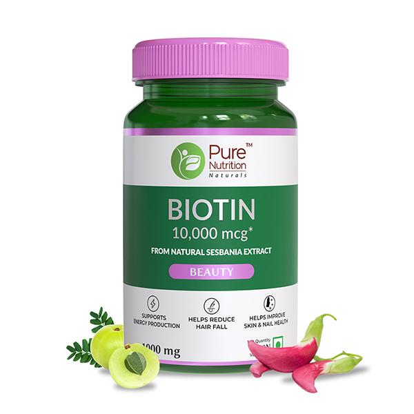 Netmeds | Pure Nutrition Biotin Tablet 60's