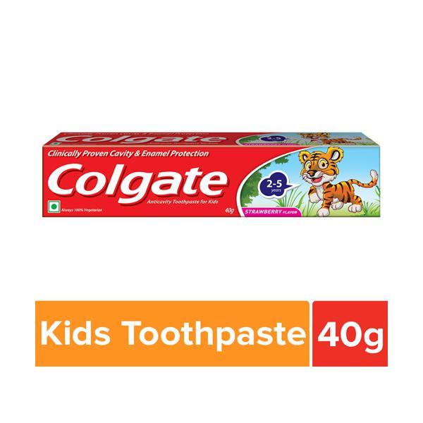 Colgate Kids (2-5 Years) Toothpaste - Strawberry Flavor 40 gm - Toothpaste
