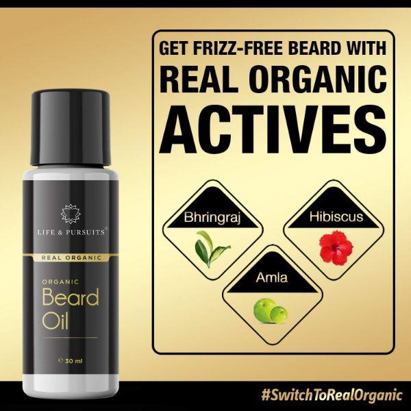 Life & Pursuits Real Organic Beard Oil 30 ml - Beard Oil