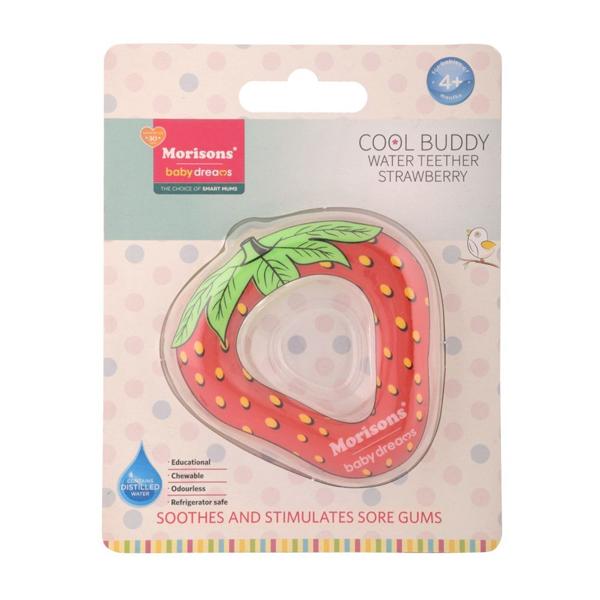 Netmeds | J.L.Morison Cool Buddy Water Teether - Strawberry shape