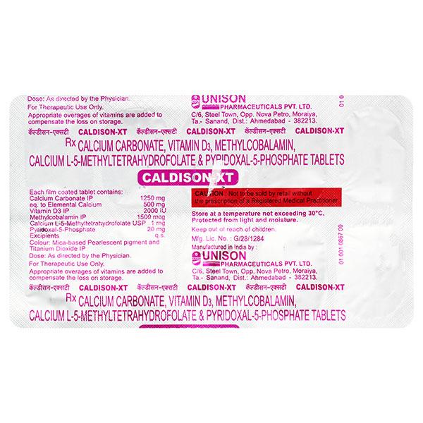 CALDISON XT Tablet 10's - Supplements-Vam