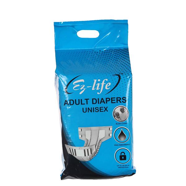 Ez-life Adult Diapers Unisex (L) (Pack of 2 x 10's) - Adult Diapers & Pads
