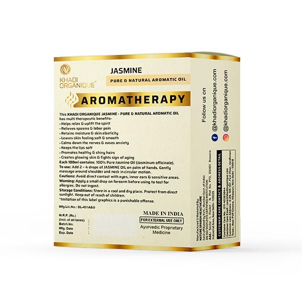 Kadhi Organique Khadi Aromatic Oil - Jasmine 15 ml - Personal Care (Ayush)