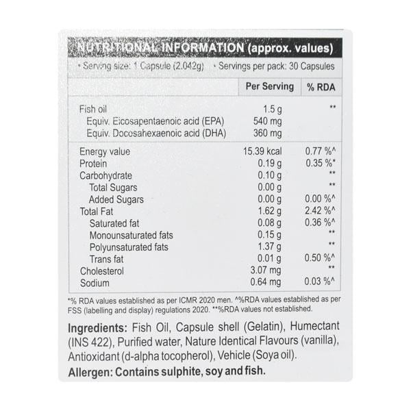 OZ M3 TRIPLE STRENGTH Soft Capsule 30's - Supplements-Sup