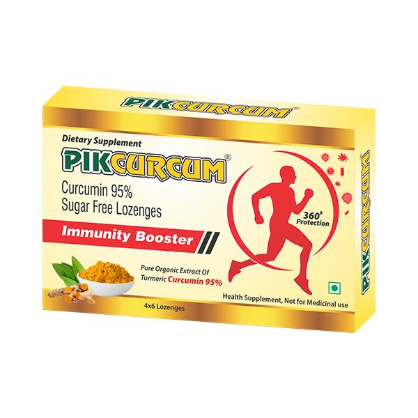 Pikcurcum Immunity Booster Lozenges (Pack of 6 x 4's) - Vitamin C