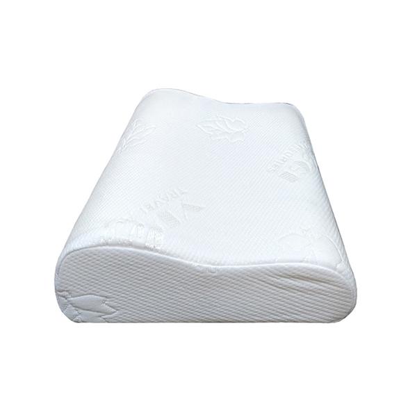VIAGGI Cervical Contoured Therapeutic Support Memory Foam Sleeping Pillow - White - Pads And Pillows
