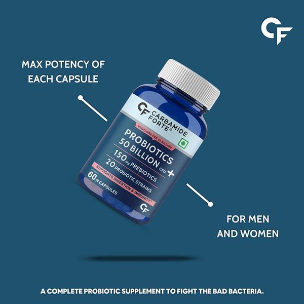 CF Probiotics 50 Billion+ Veg Capsule 60's - Digestive Health