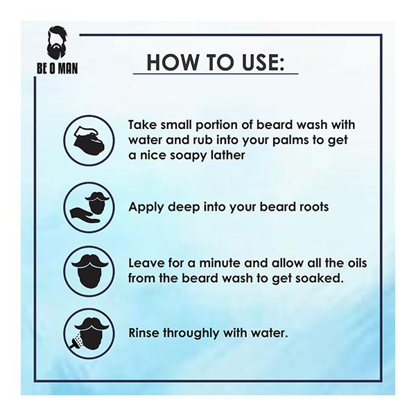 Be O Man Beard & Mustache Foam Wash - Eterny 100 ml - Beard Wash