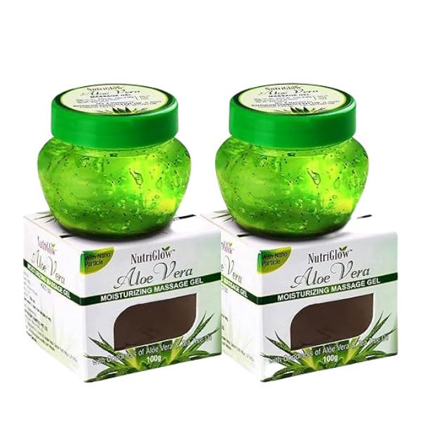 Nutriglow Aloe Vera Moisturizing Massage Gel 100 gm - Skin-Treatment