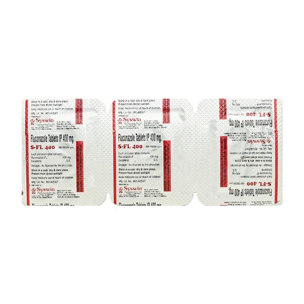 S FL 400 Tablet 3's - Fungal Infections-Anf