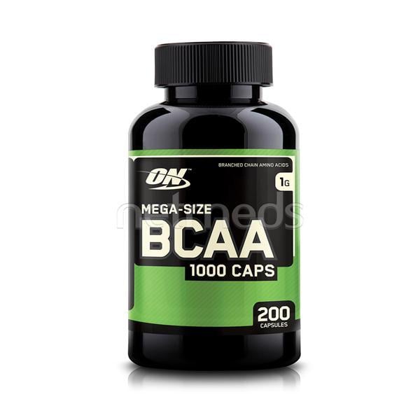 Netmeds | Optimum Nutrition (ON) BCAA 1000 mg Capsules 200's