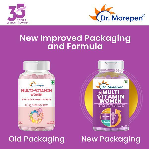 Dr. Morepen Multivitamin Tablet - Women 60's - Women Health