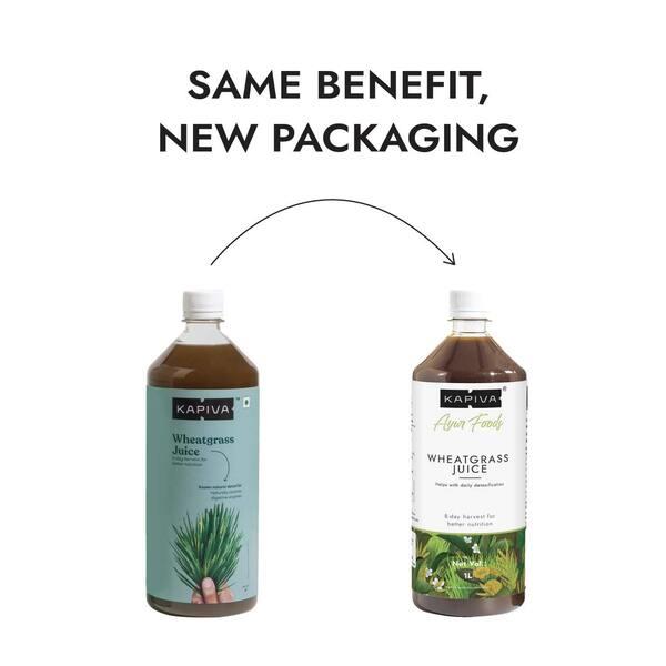 Kapiva Wheat Grass Juice 1 ltr - Ayurvedic Juices