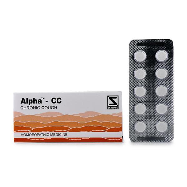 Dr. Willmar Schwabe Alpha - Chronic Cough Tablet 10's - Speciality Medicine