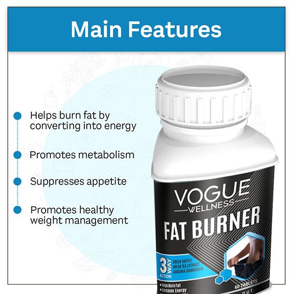 Vogue Wellness Fat Burner Tablet 60's - Weight Loss