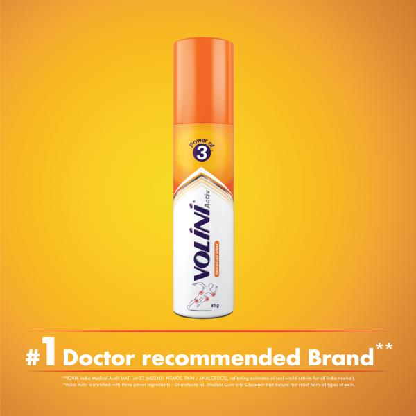 Volini Activ Pain Relief Spray 40 g - Pain Relief Spray