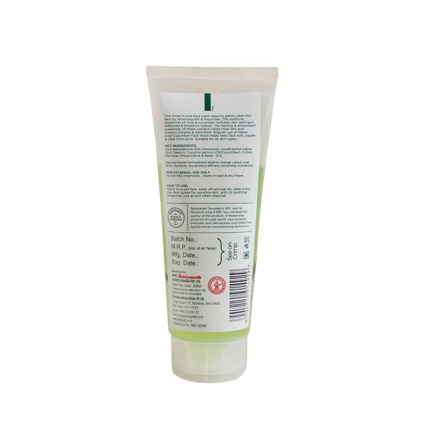 Baidyanath Aloe Neem Cucumber Face Wash 100 ml - Personal Care (Ayush)