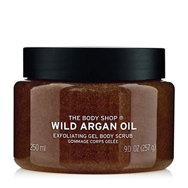 Netmeds | The Body Shop Wild Argan Oil Exfoliating Gel Body Scrub 250 ml