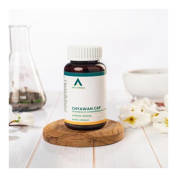 Age Ayurveda Chyawan Cap Veg. Capsule (Pack of 4 x 60's) - Chyawanprash