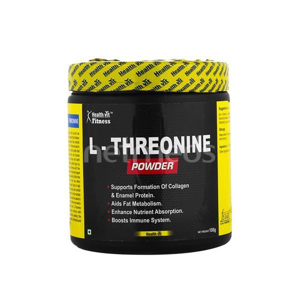 Healthvit Fitness L-Threonine Powder 100Gm - Amino Acids