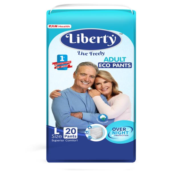 Netmeds | Liberty Eco Adult Diaper Pants (L) 20's