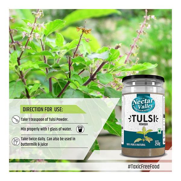 Nectar Valley Tulsi Leaf Powder 250 gm - Health Products