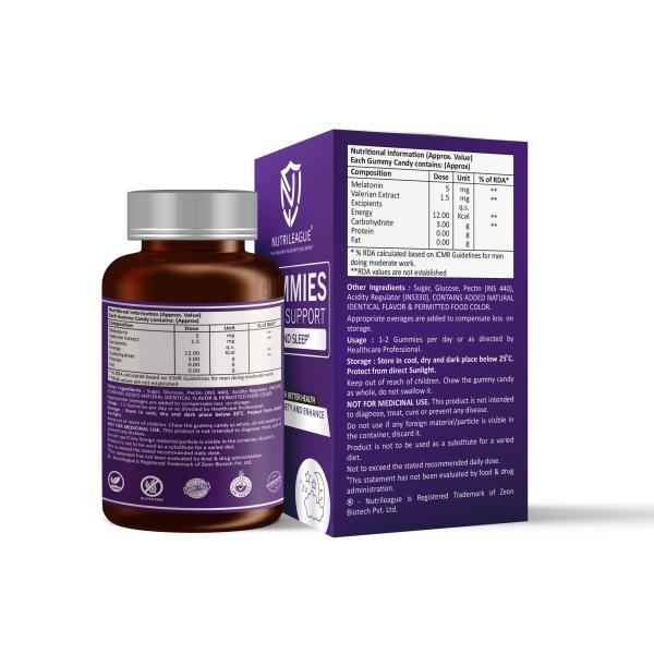 Nutrileague Sleep Support Gummies 30's - Multi-Vitamins