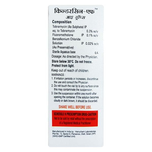 KINDERCIN F Eye Drops 5ml - Eye Infections-Eaa