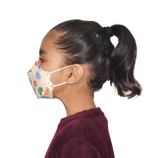 Advind Smog Guard N95 For 4-12 Years Kids Face Mask - Car Printed Design 1's - Face Mask