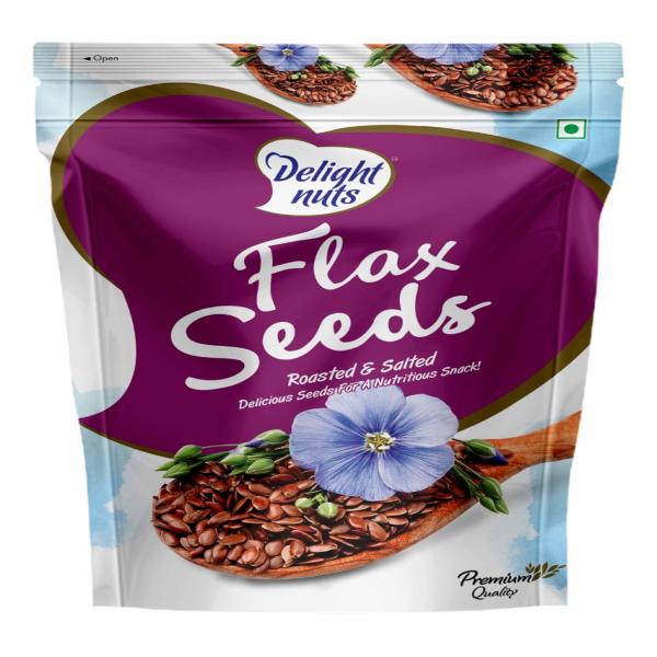 Delight Nuts Roasted And Salted Flax Seeds 200 gm - General Health