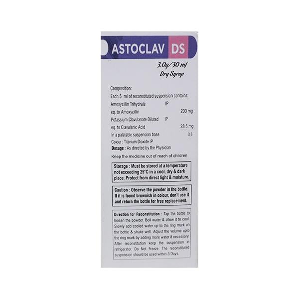 ASTOCLAV DS Dry Syrup 30ml - Bacterial Infections-Pen