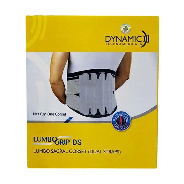 Netmeds | Dynamic Lumbo Grip DS Lumbo Sacral Corset (Dual Straps) (1366) (XL)