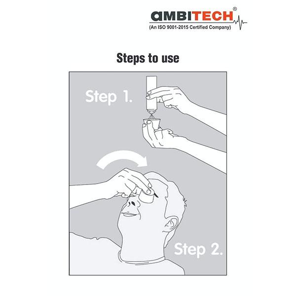 Ambitech Transparent Eye Wash Cup (Pack of 2) - Men Eyeglasses