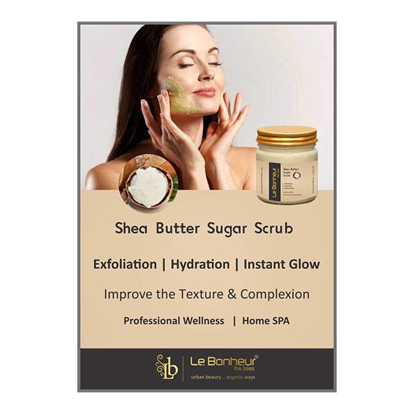 Le Bonheur Sugar Scrub - Shea Butter 90 gm - Scrubs & Exfoliants