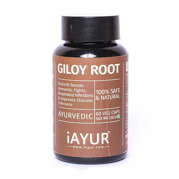 iAYUR Giloy Root 500 mg Veg Capsule 60's - Giloy