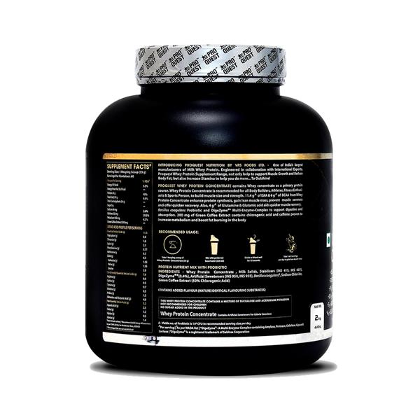 Proquest Whey Protein Concentrate - Vanilla Cream Flavour 2 kg - Whey Proteins