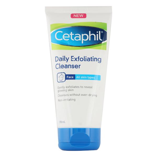 Netmeds | Cetaphil New Daily Exfoliating For All Skin Type Cleanser 178ml