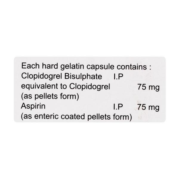 CLOPIRISE A 75 Capsule 10's - Blood Clot-Ant