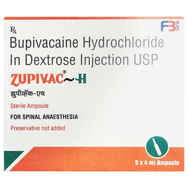 ZUPIVAC H Injection 4ml - Anaesthesia - Local-Ana