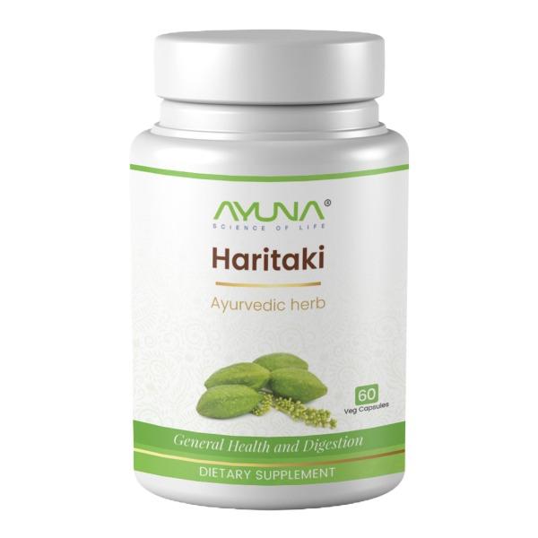 Netmeds | Ayuna Haritaki Veg Capsule 60's