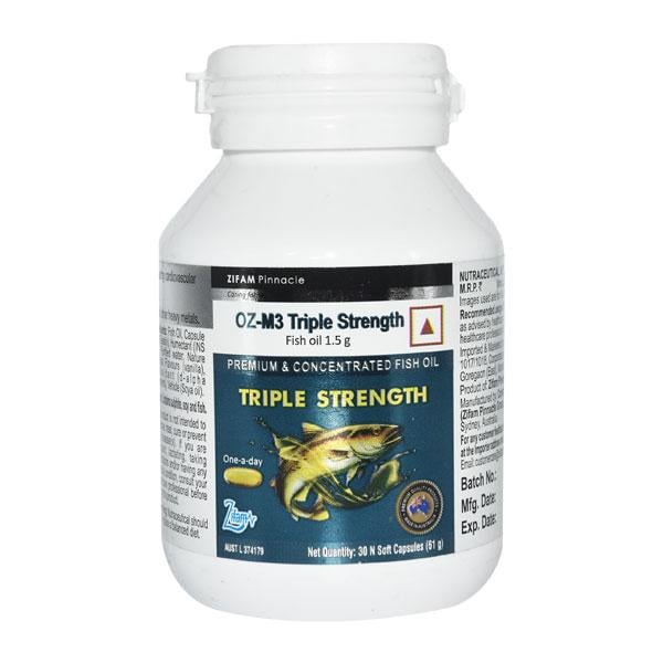 OZ M3 TRIPLE STRENGTH Soft Capsule 30's - Supplements-Sup
