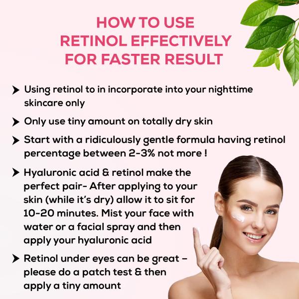 CGG Cosmetics 3 in 1 Retinol Moisturizer 50 ml + Free Retinol Serum 10 ml - Face Moisturizers