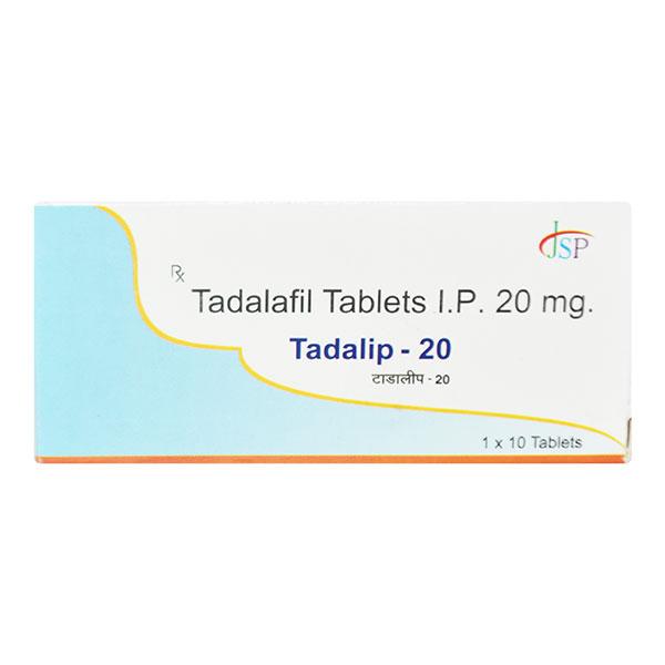 Tadalip 20Mg Tablet 10's - Impotence/Erectile Dysfunction (Ed)