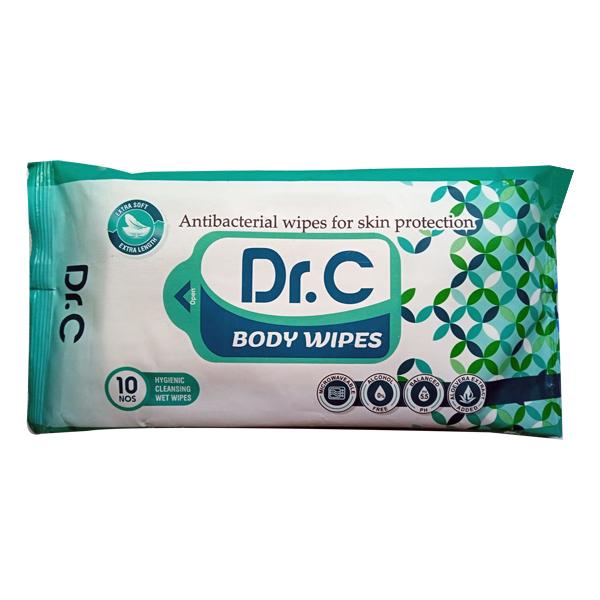 Doctor's Choice Alcohol Free Wet Wipes (32 cm x 32 cm) 10's - Tissues & Wipes