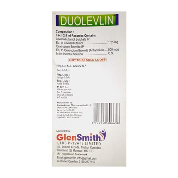 DUOLEVLIN Respules 5X2.5ml - Cough And Cold-Cou