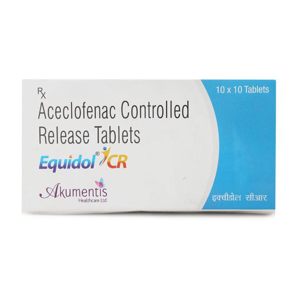 Equidol CR 200mg Tablet 10'S - Pain relief-Nsa