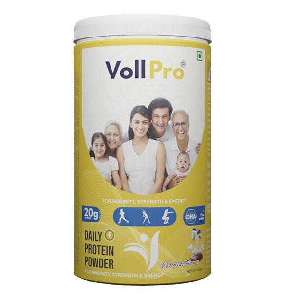 Voll Pro Daily Protein Powder - Chocolate 400 gm - Protein Drink