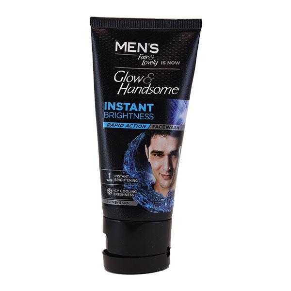Netmeds | Glow & Handsome Men's Instant Brightness Rapid Action Face Wash 50 gm