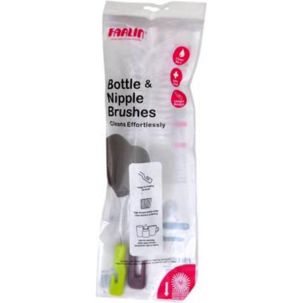 Netmeds | Farlin Bottle & Nipple Brushes - Green 1's