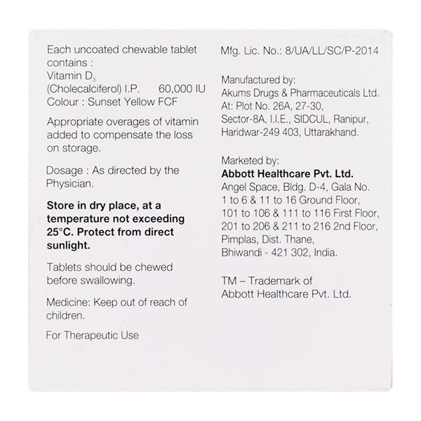 VITAFRIEND D3 Tablet 4's - Supplements-Vit